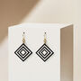 Matching Earrings And Necklace Stripey Diamond Set, thumbnail 5 of 12