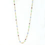 Dainty Colourful Bead Necklace, thumbnail 3 of 4