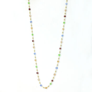 Dainty Colourful Bead Necklace, 3 of 4