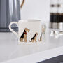 Christmas Airedale / Welsh Terrier Dog Pin Badge, thumbnail 6 of 12