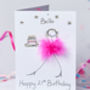 Handmade Personalised 3D Happy Birthday Age Card, thumbnail 2 of 3