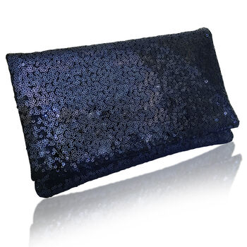 Plain Sparkly Sequin Clutch, 5 of 6