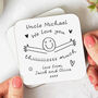 Personalised Uncle Coaster 'Love You This Much', thumbnail 2 of 2