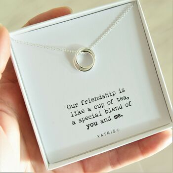 You And Me Friendship Necklace, 2 of 4