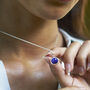 Blue Lapis Healing Stone Necklace, Wisdom, thumbnail 1 of 11