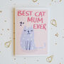 Best Cat Mum Mother's Day Card, thumbnail 2 of 4