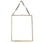 Antique Brass Hanging Photo Frame, thumbnail 7 of 9