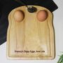 Personalised Wooden Dippy Eggs And Soldiers Board, thumbnail 4 of 4