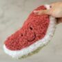 Plush Melon Soft Toy – Smiley Fruit Cuddly – Cute Gift For Kids, thumbnail 7 of 7
