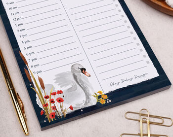 Swan Daily Planner Desk Pad, 2 of 4