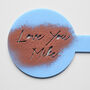 Personalised Love You Coffee Stencil, thumbnail 4 of 5