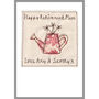 Personalised Watering Can Father's Day Card, thumbnail 3 of 12