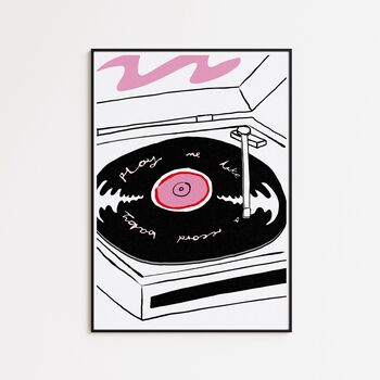 Inhaler 'It Won't Always Be Like This' Vinyl Lyric Art Print, 3 of 6