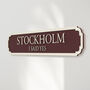 Personalised Street Sign With Raised Wood Lettering, thumbnail 4 of 8
