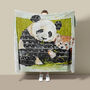 Panda Fleece Blanket, Red Panda Throw, thumbnail 3 of 10