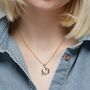 Gold Plated Koi Fish Charm Necklace, thumbnail 2 of 7