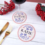 Personalised Christmas Pop Out Coaster Place Settings, thumbnail 3 of 6
