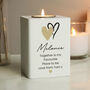 Anniversary Hearts Tealight Holder For Couples, thumbnail 3 of 3
