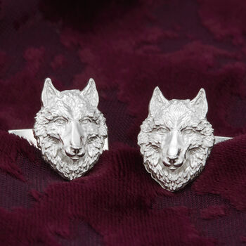 thumbnail image 2 of Proud Wolf Head Animal Sculpture | Animal Sculpture By 2 of 11