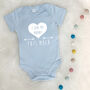 I Love You This Much Personalised Babygrow, thumbnail 2 of 10