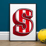 Southampton, A To Z Football Prints And Posters, thumbnail 3 of 6