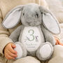 New Baby Gifts Personalised Cuddly Bunny Soft Toy, thumbnail 2 of 4