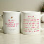 Valentines Gifts For Him My Favourite Person Coffee Mug, thumbnail 6 of 7