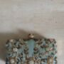 Green Silk Rectangular Clutch Bag, thumbnail 5 of 12