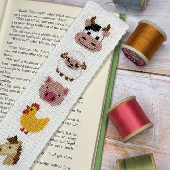 Farmyard Friends Cross Stitch Bookmark Kit, 2 of 6