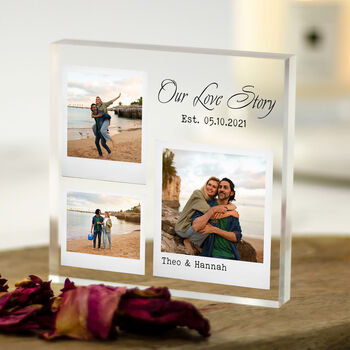 Personalised Acrylic Photo Blocks | Funky Pigeon IE