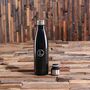 Personalised Black Reusable Water Bottle In, thumbnail 2 of 3
