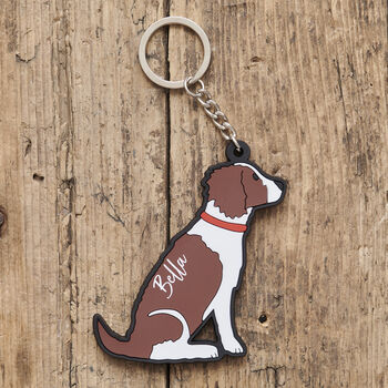 Springer Spaniel Key Ring With Personalisation Available – Gift For Dog Lovers, 2 of 12