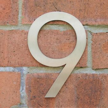 Marine Grade Stainless Steel House Numbers, 12 of 12
