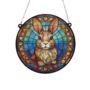 Rabbit Stained Glass Effect Suncatcher, thumbnail 6 of 6