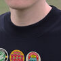 Watford Football Beer Mats Oversized T Shirt, thumbnail 8 of 8