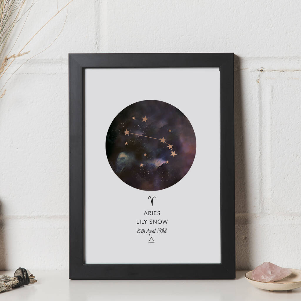 Starsign Zodiac Constellations Art Print, 1 of 7