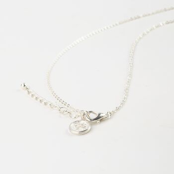 Asri Dainty Pearl Row Necklace, 4 of 9