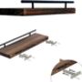 Pack Of Two Floating Display Rack Shelves, thumbnail 8 of 9