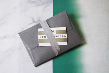 Personalised Luxury Leather Mens Slim Card Sleeve, 6 of 6