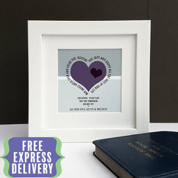 First Holy Communion Personalised Verse Print, 2 of 8