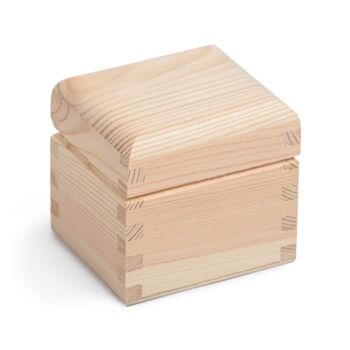 Wooden Tea Box Organiser With One Compartment, 2 of 2