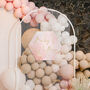 Marble Pink Or Blue Baby Shower Hanging Acrylic Sign, thumbnail 2 of 2