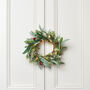 35cm Christmas Wreath With Red Bow, thumbnail 4 of 4