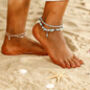 Bohemian Beach Charm Anklet, thumbnail 3 of 5