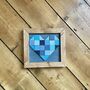 Heart Design Original Mosaic Wood Wall Art, thumbnail 5 of 7