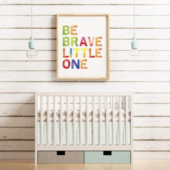 Be Brave Little One Print, 3 of 4