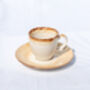 White Set Of Six Porcelain Espresso Cup And Saucer, thumbnail 7 of 12