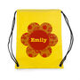 Personalised Yellow Flower Waterproof Swim Bag, thumbnail 8 of 8