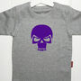 Personalised Child's Halloween Skull T Shirt, thumbnail 5 of 12