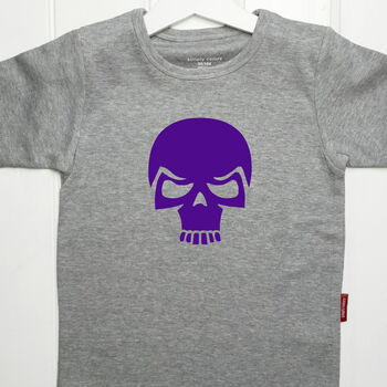 Personalised Child's Halloween Skull T Shirt, 5 of 12